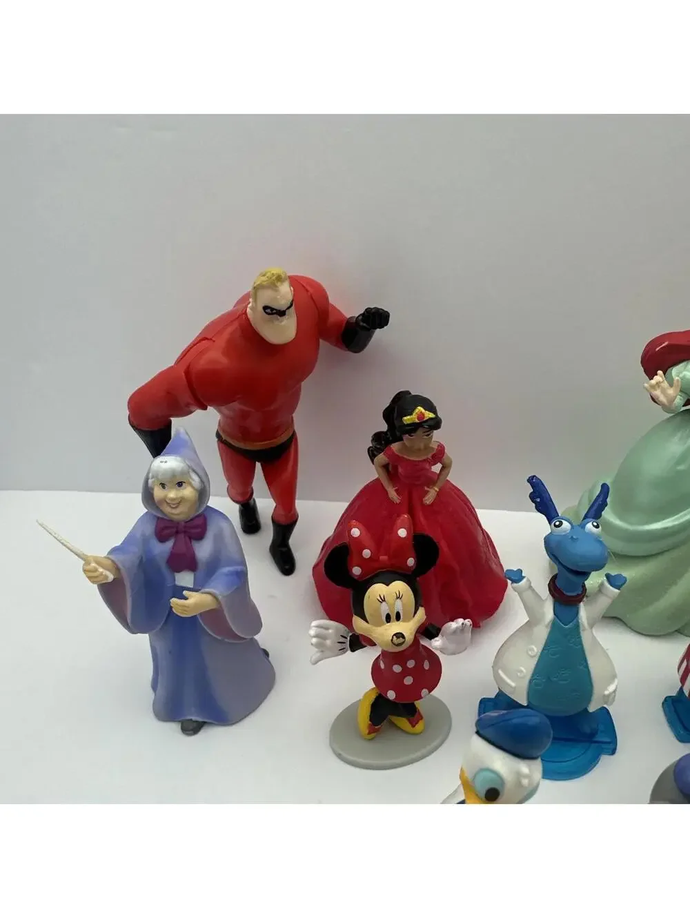 Disney Lot Of 15 Characters Figures Collection Of Miniatures Collectibles, Rare